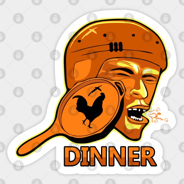 PUBG chicken dinner Sticker by TrendsCollection